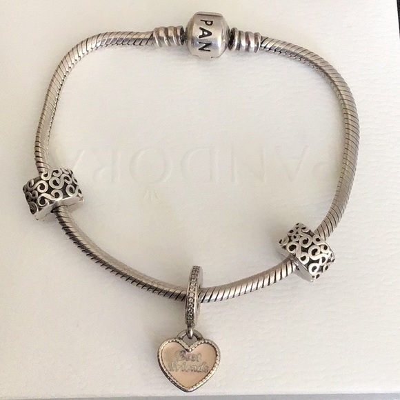 Pandora bracelet and charms - Picture 1 of 3